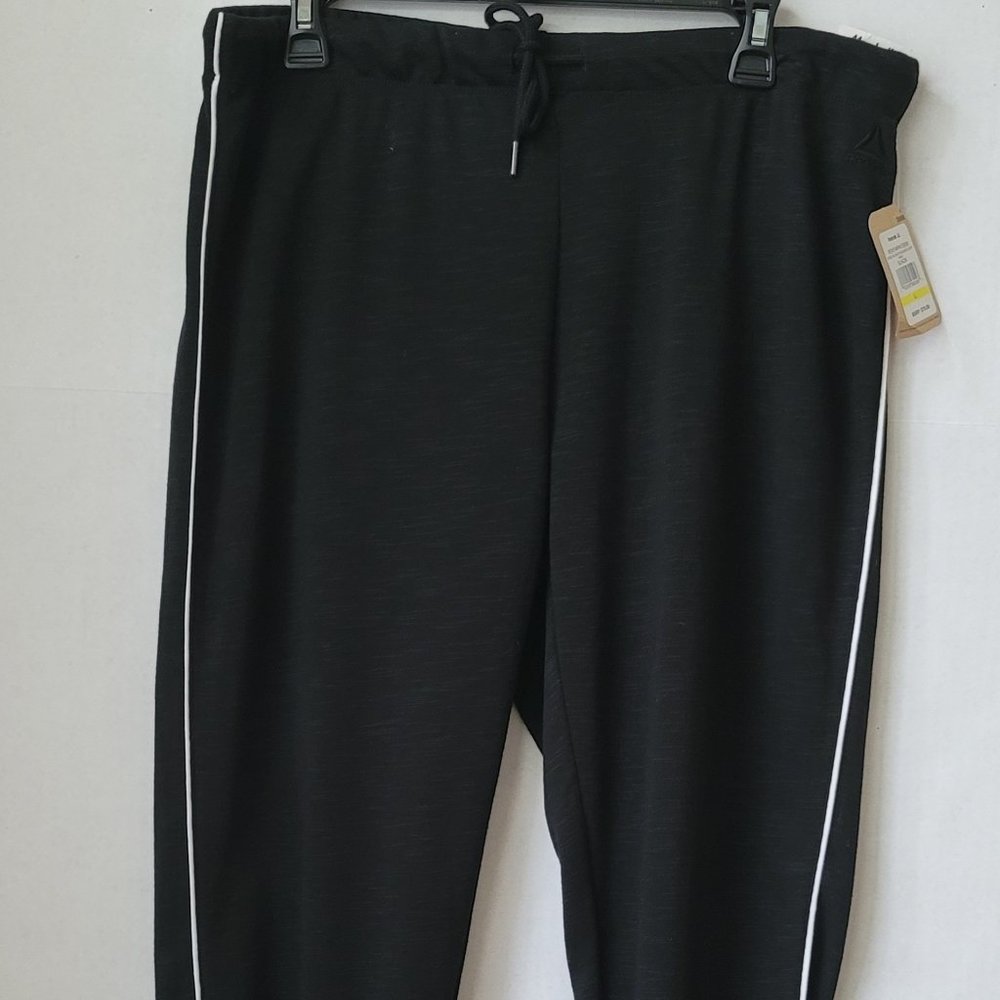 Reebok Super Soft Black Joggers Size Large New